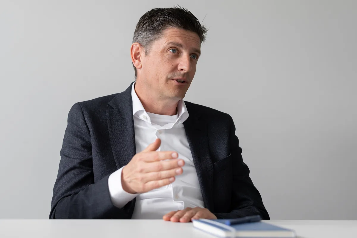 Andreas Mika portraitiert im Spital Wetzikon.